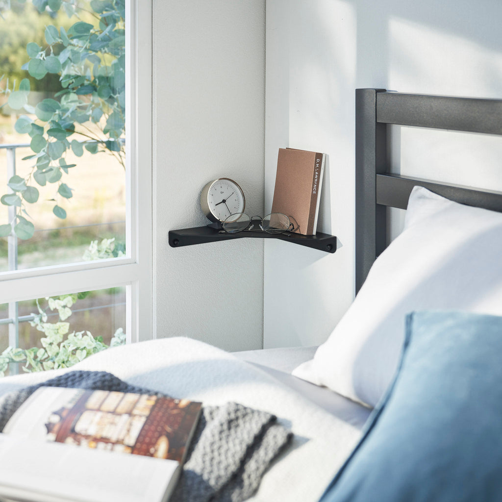 Wall-Mounted Corner Shelf