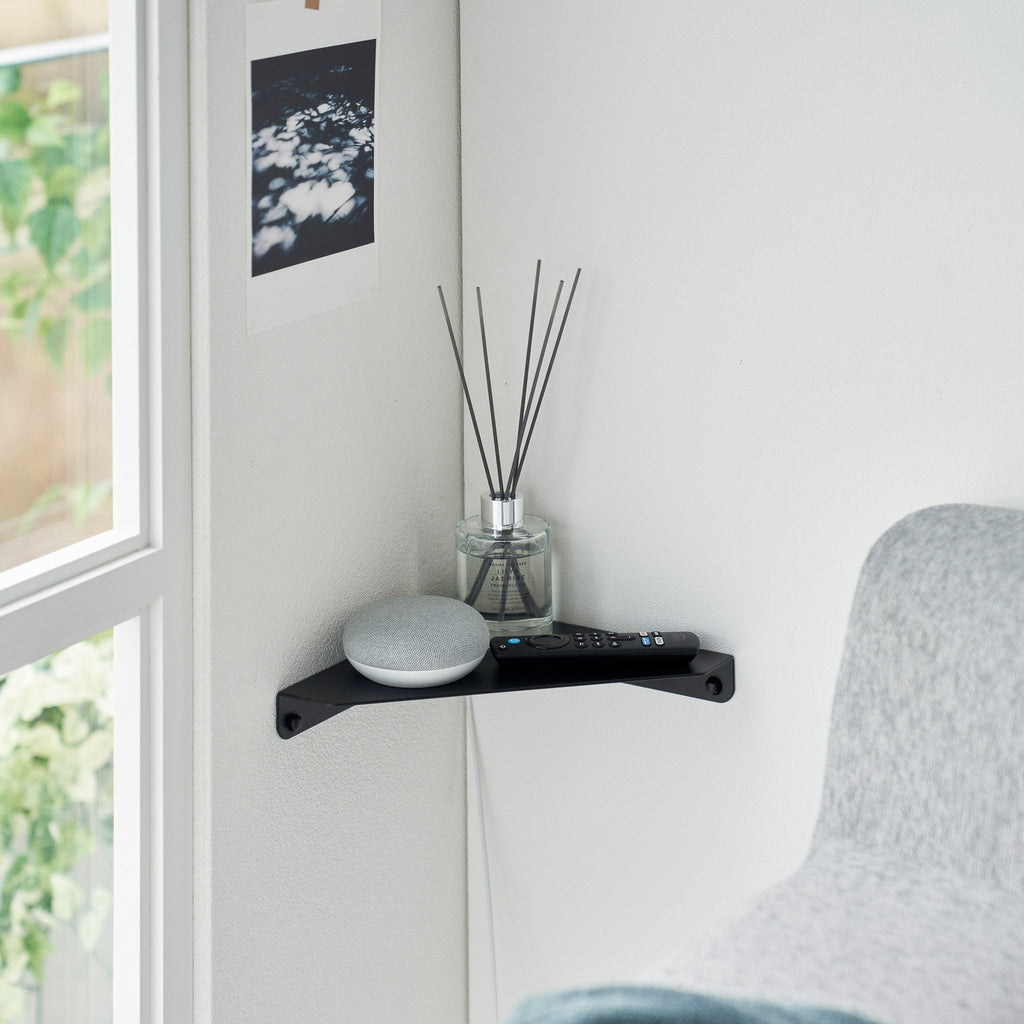 Wall-Mounted Corner Shelf