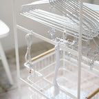 Wood-Top Laundry Wagon