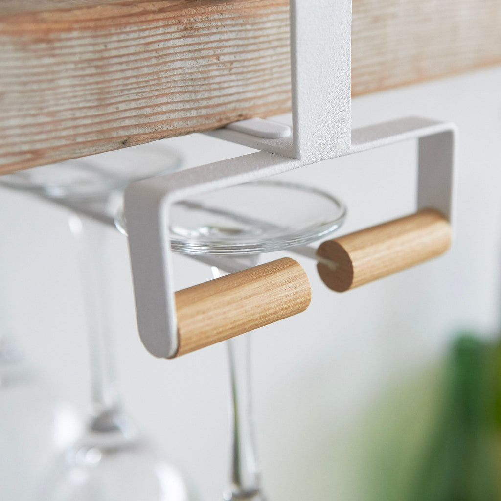 Under-Shelf Wine Glass Hanger