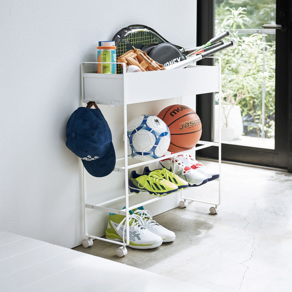 Storage Cart with Basket