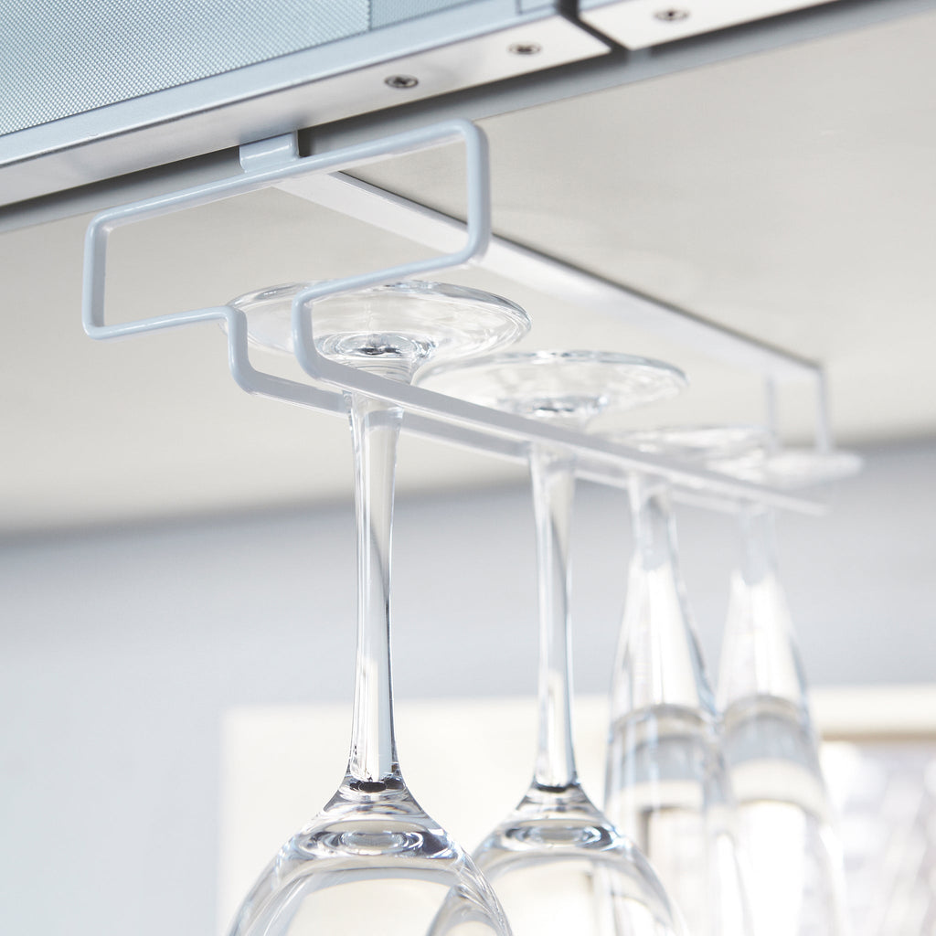 Under-Shelf Wine Glass Hanger