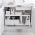 2-Tiered Extendable Under-Sink Organizer