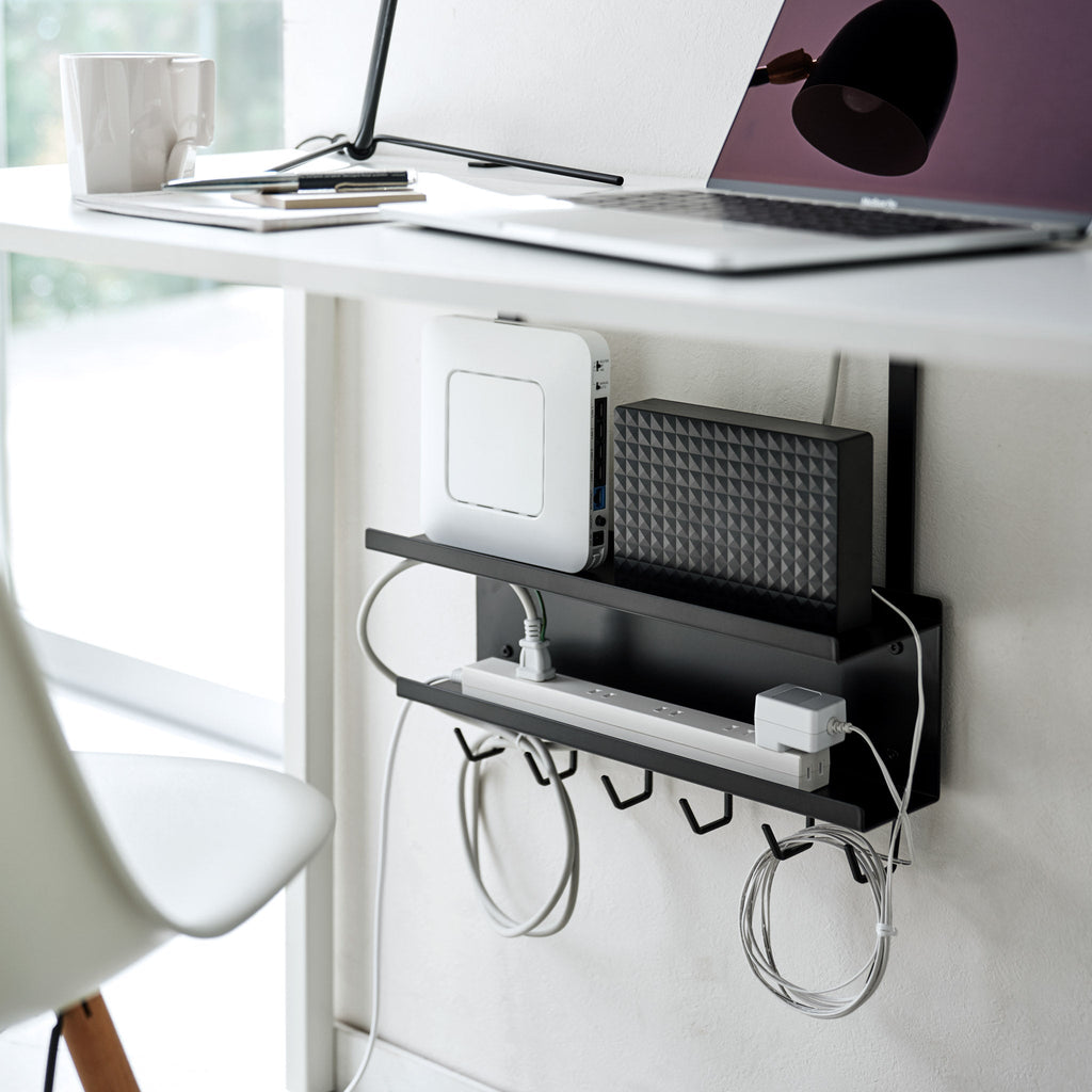 Under-Desk Cable & Router Organizer
