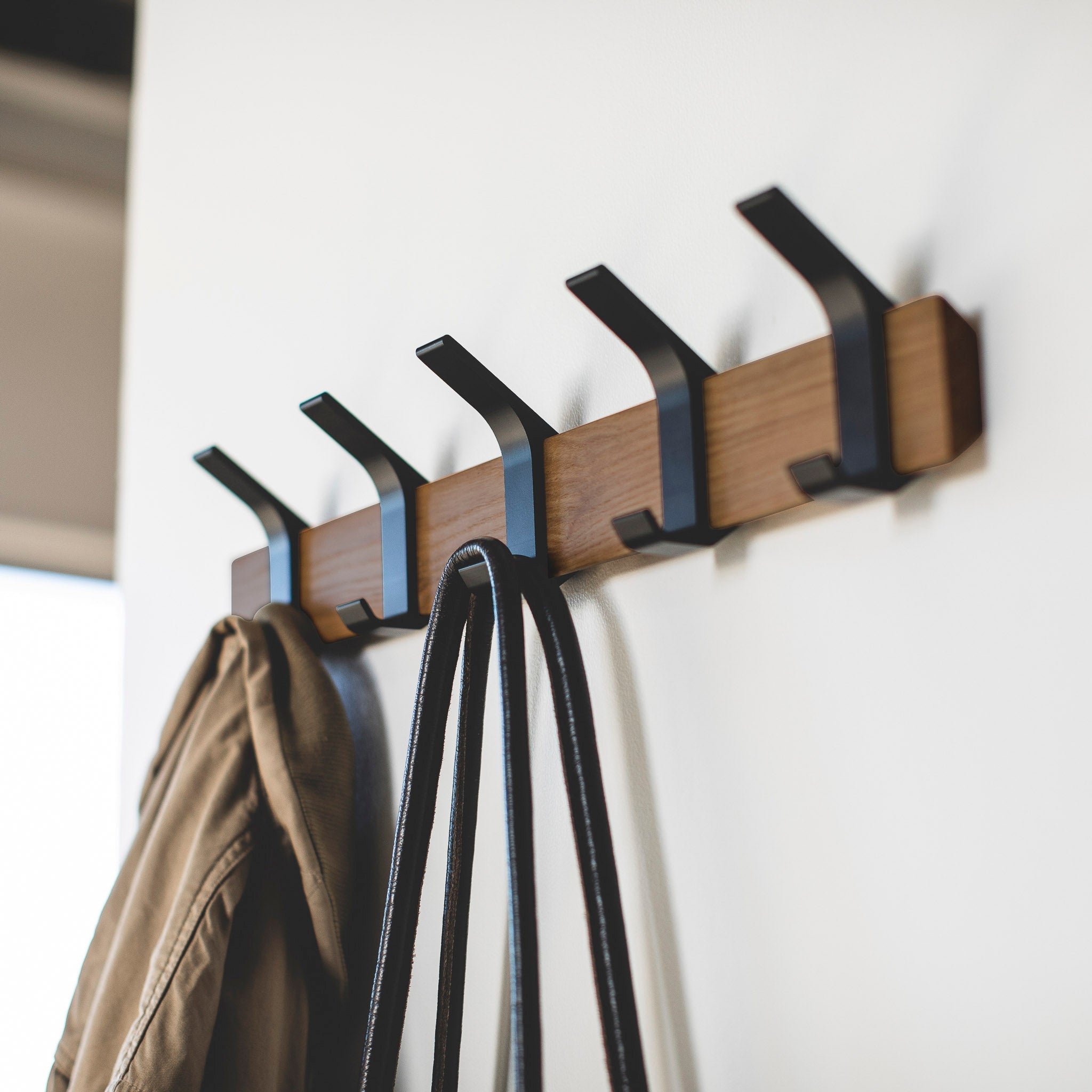 Wall-Mounted Coat Hooks