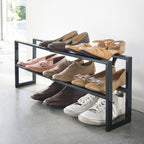 2-Tiered Extendable Shoe Rack