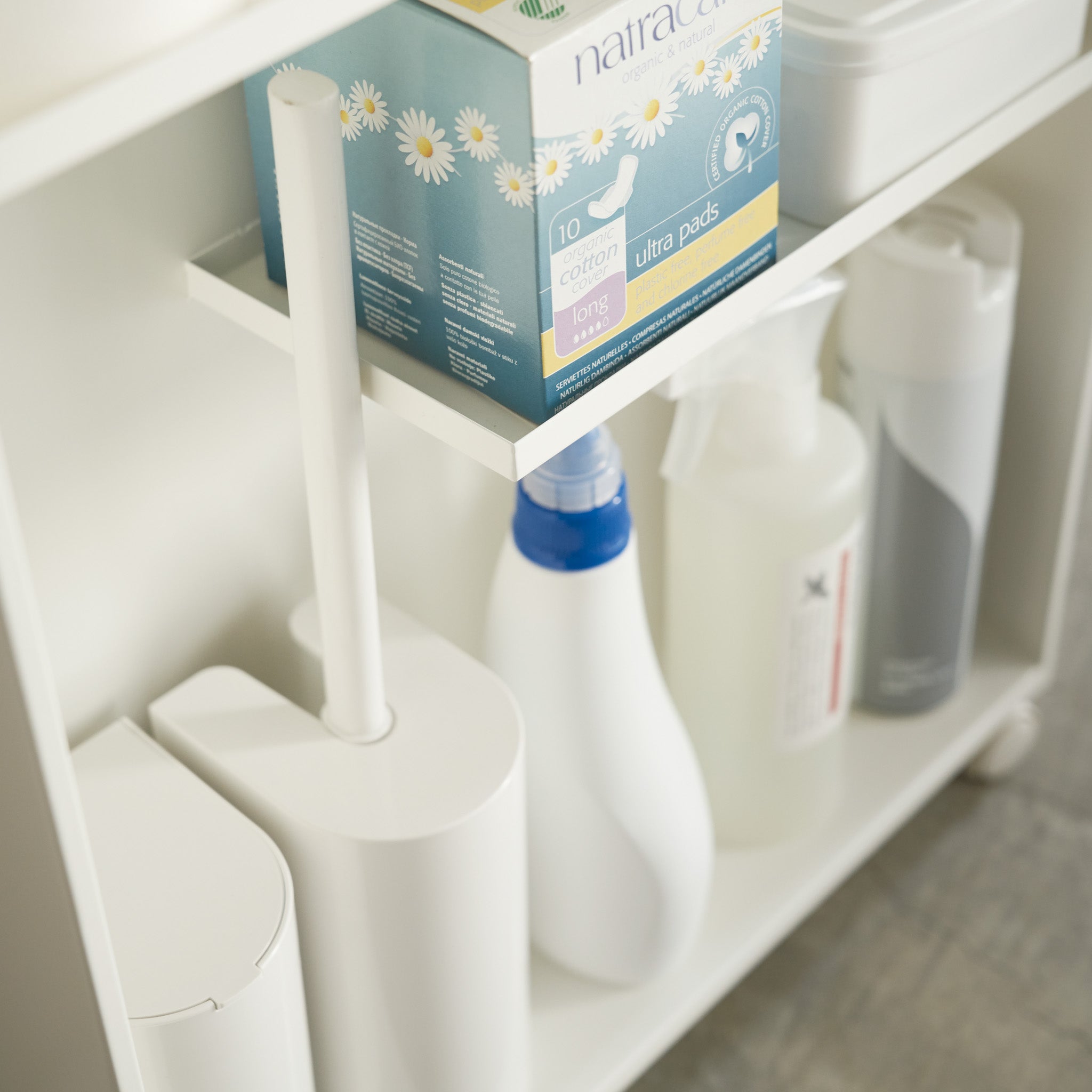 Semi-Closed Storage Cart