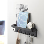 Magnetic Key Hooks with Tray