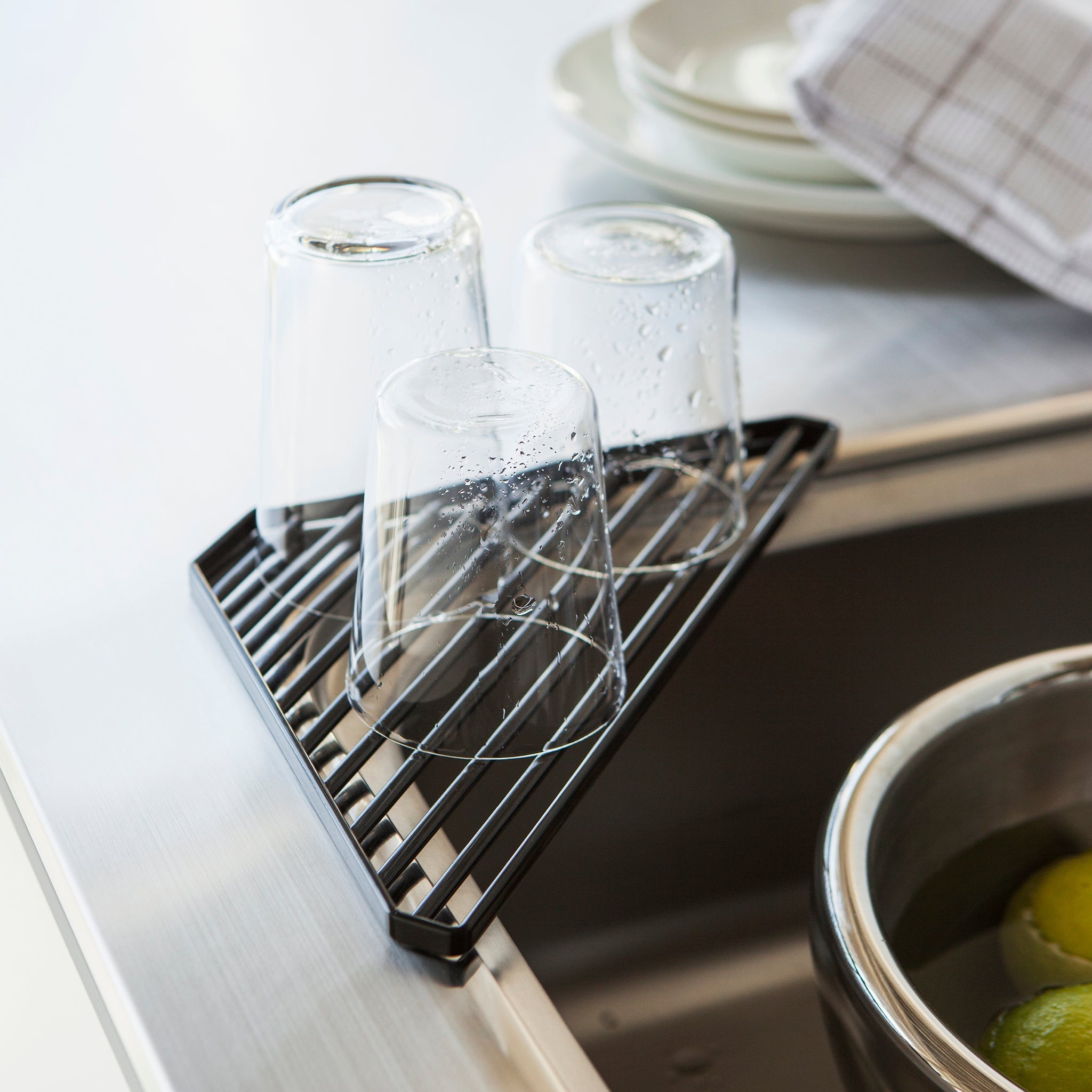 Sink Corner Drainer Rack