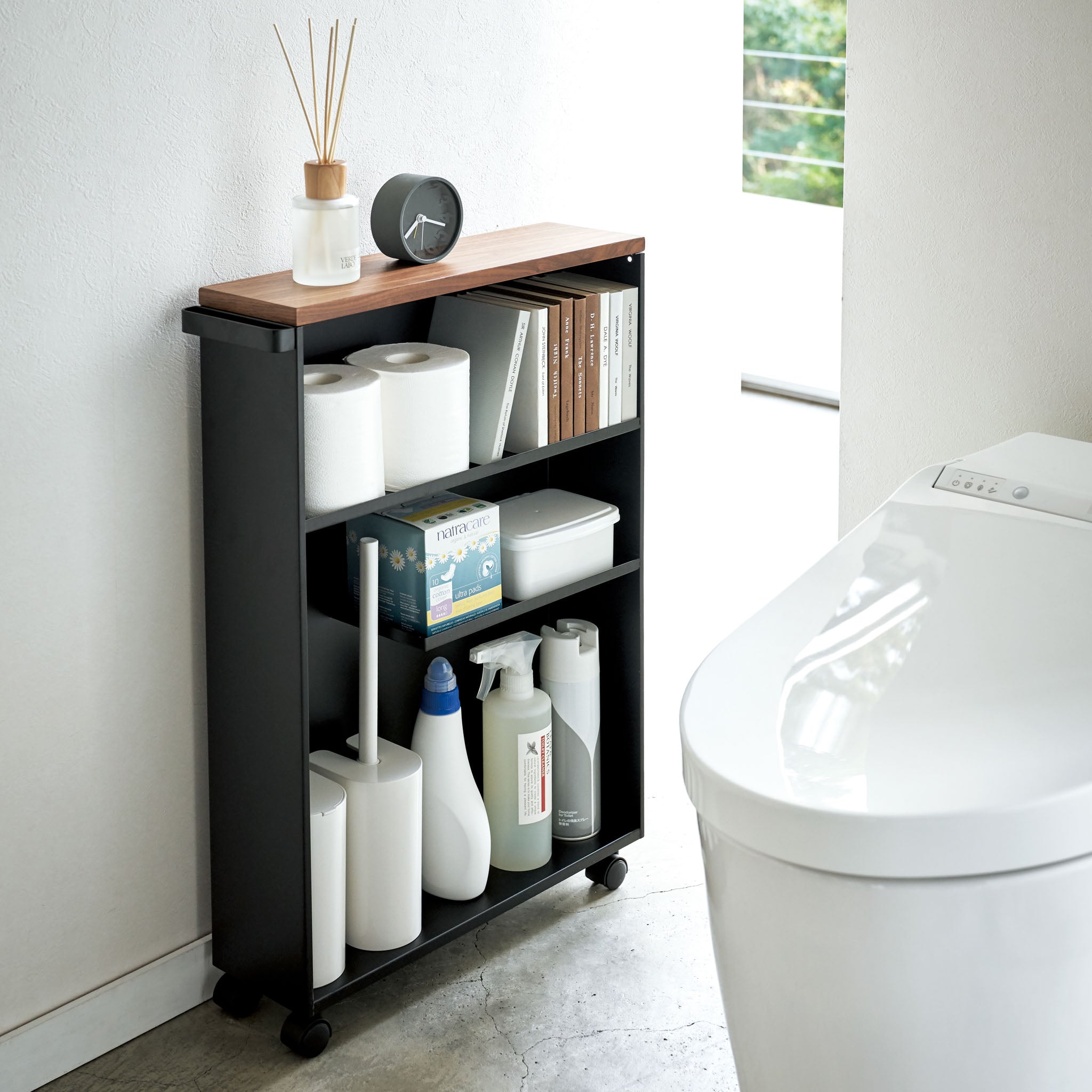 Semi-Closed Storage Cart