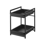2-Tiered Sliding Under-Sink Organizer