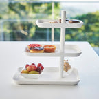 3-Tiered Serving Stand with Rotatable Trays