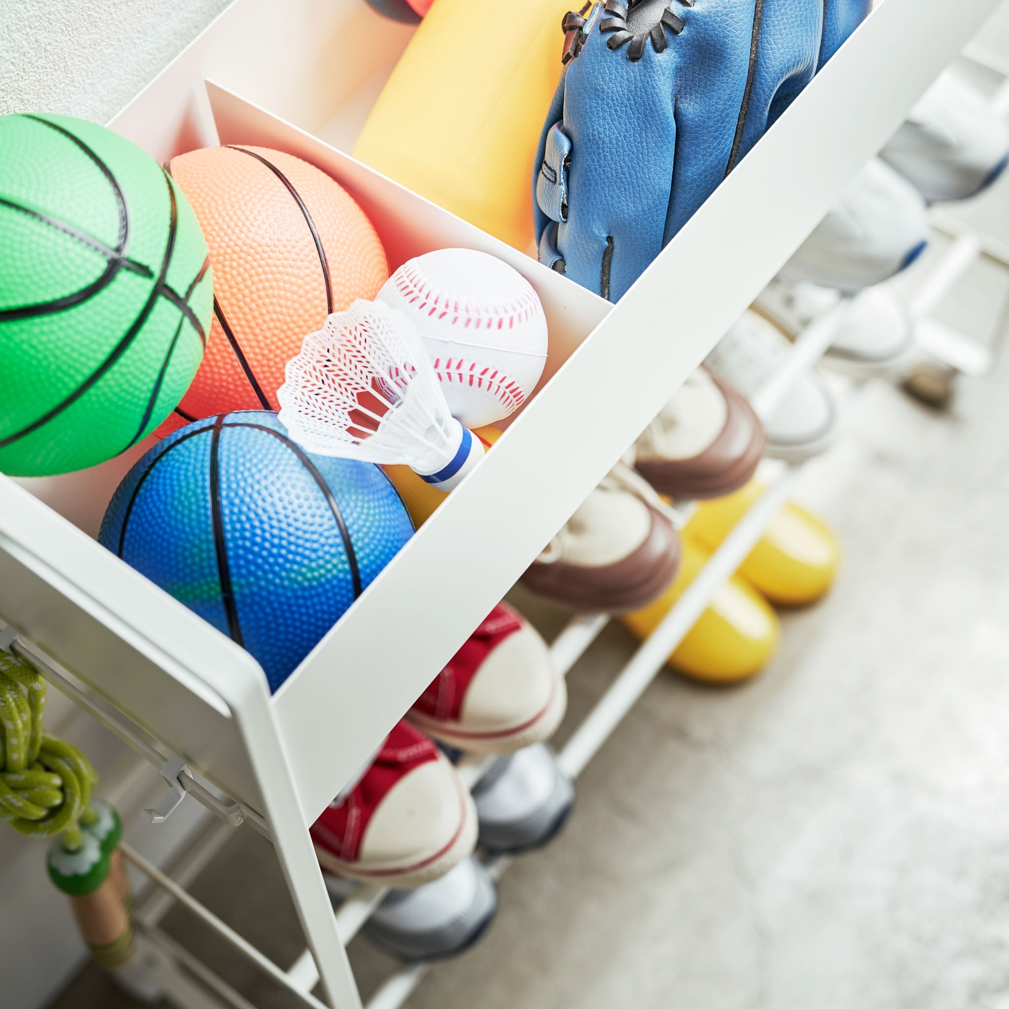 Storage Cart with Basket
