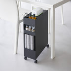 3-Tiered Storage Basket Stand with Casters