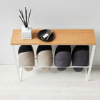 Wood-Top Slipper Rack