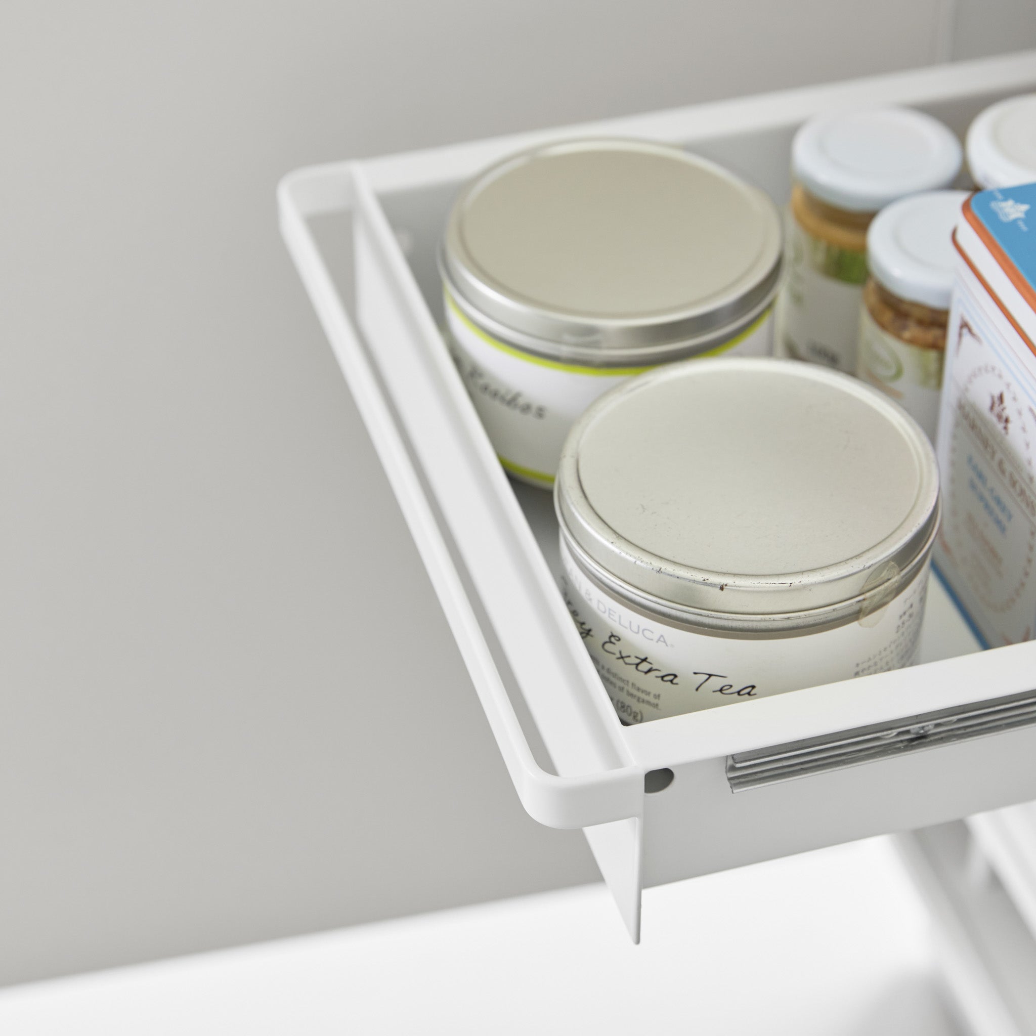 2-Tiered Sliding Under-Sink Organizer