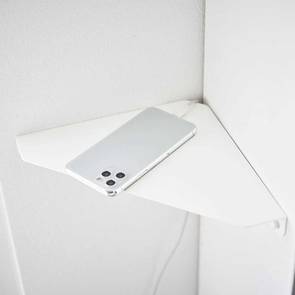 Wall-Mounted Corner Shelf