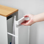 Sliding Wood-Top Storage Rack