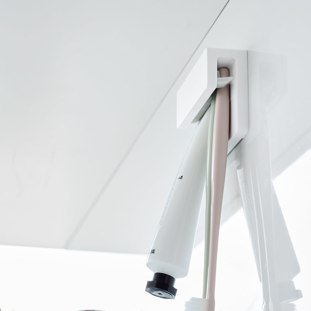 Film Hook Wide Toothbrush & Toothpaste Holder