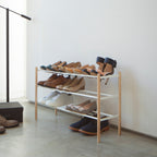 3-Tiered Extendable Shoe Rack