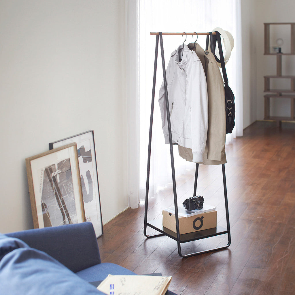 Coat Rack with Shelf