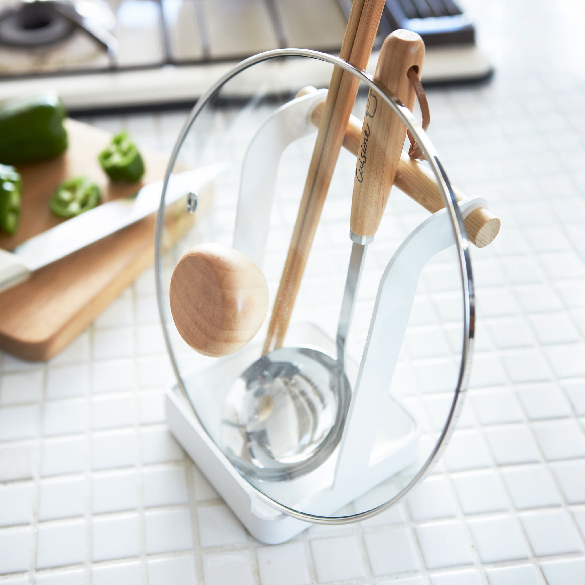 Ladle & Pot Lid Stand