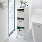 3-Tiered Storage Basket Stand with Casters