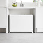 3-Compartment Trash Can with Casters