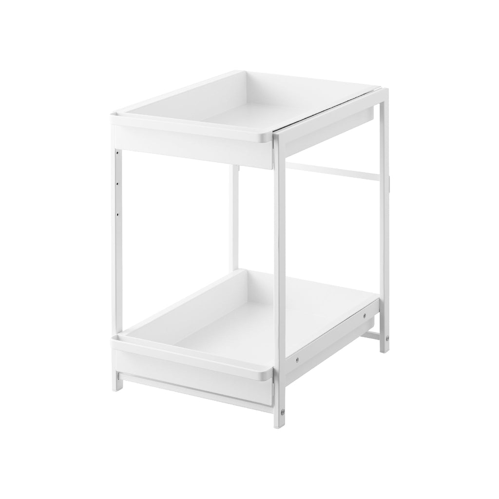 2-Tiered Sliding Under-Sink Organizer