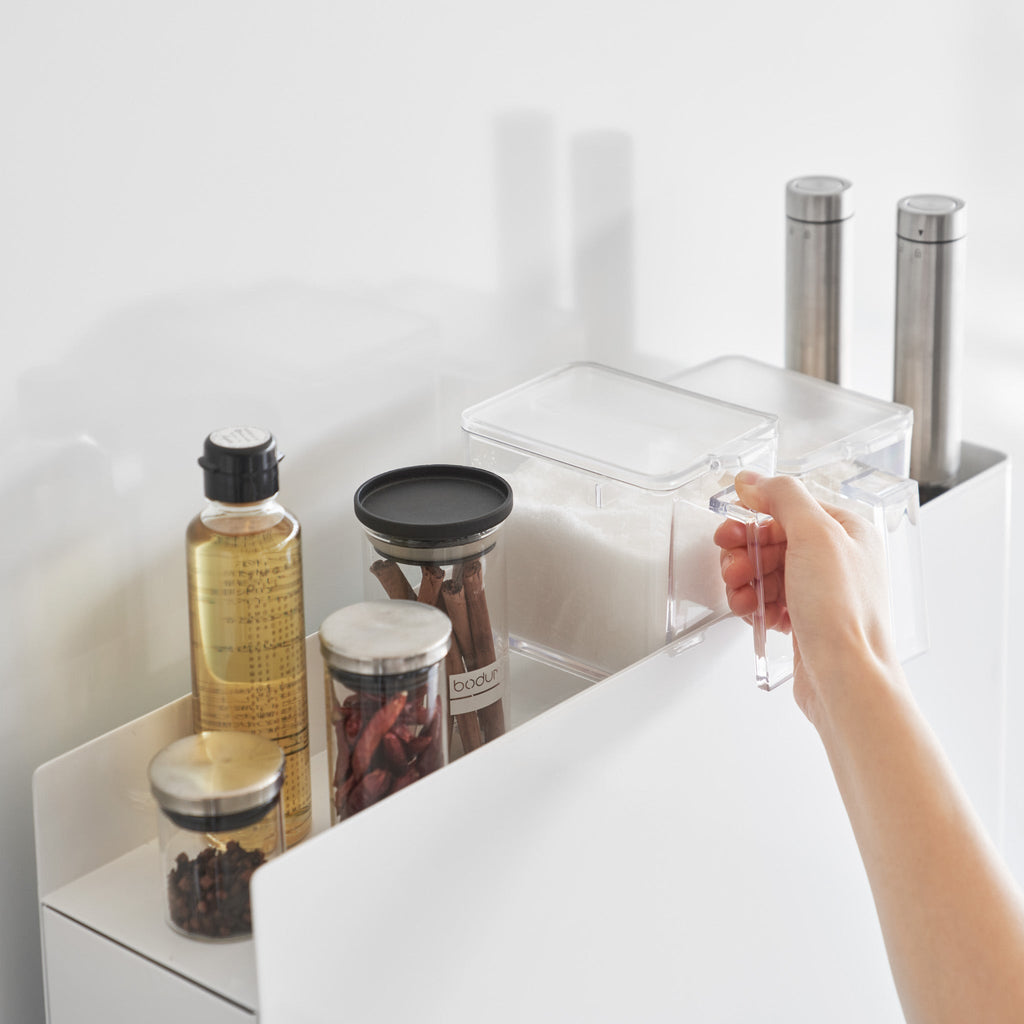 2-Tiered Sliding Seasoning Rack