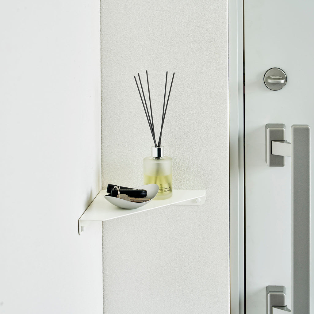 Wall-Mounted Corner Shelf