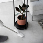 2-Tiered Plant Stand with Casters