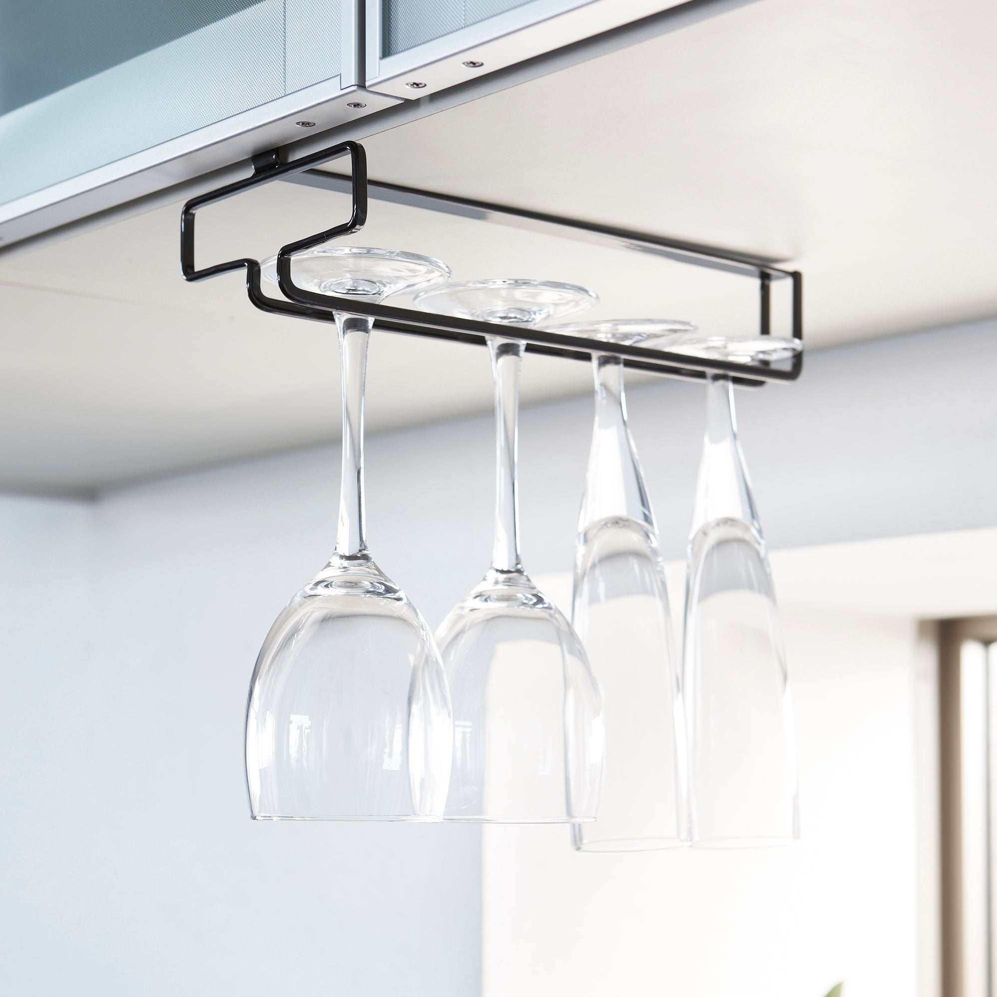 Under-Shelf Wine Glass Hanger