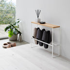 Wood-Top Slipper Rack
