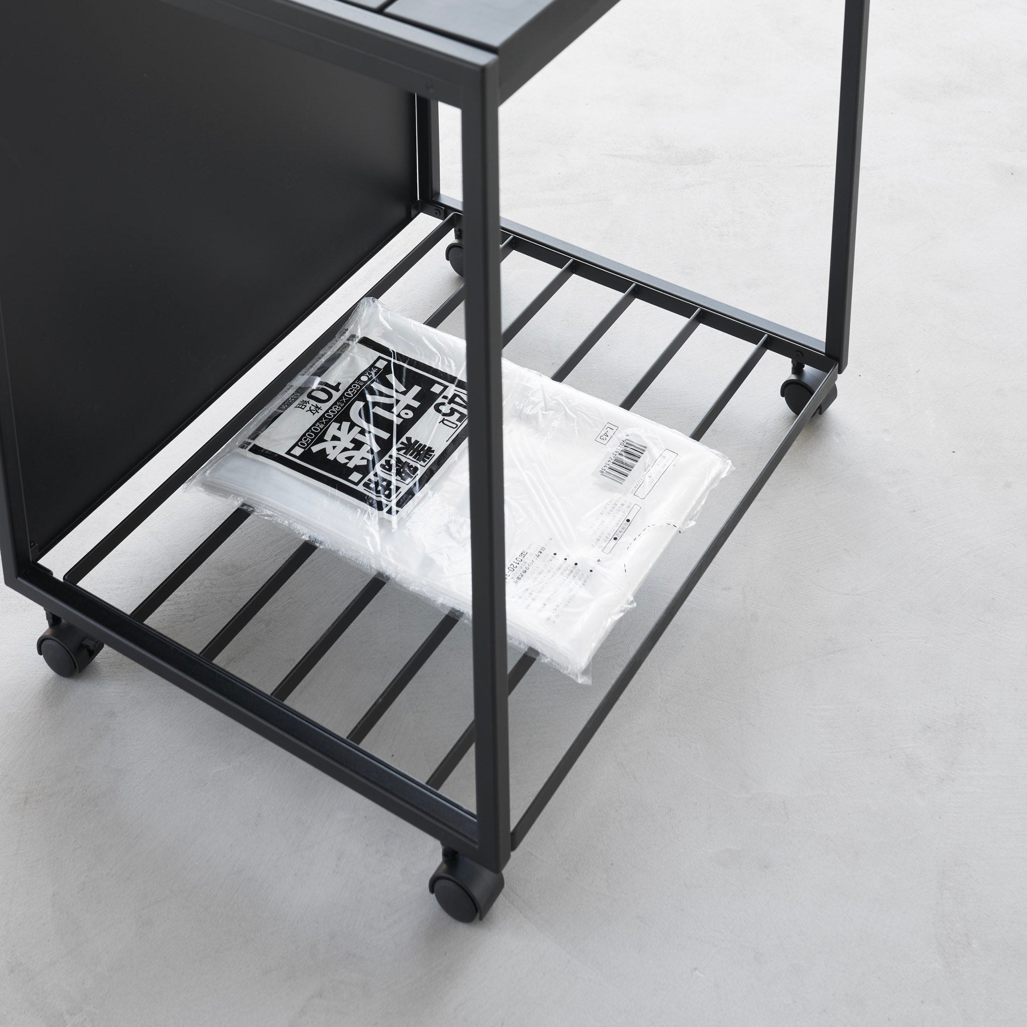 2-Compartment Trash Can with Casters