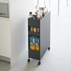 3-Tiered Storage Basket Stand with Casters