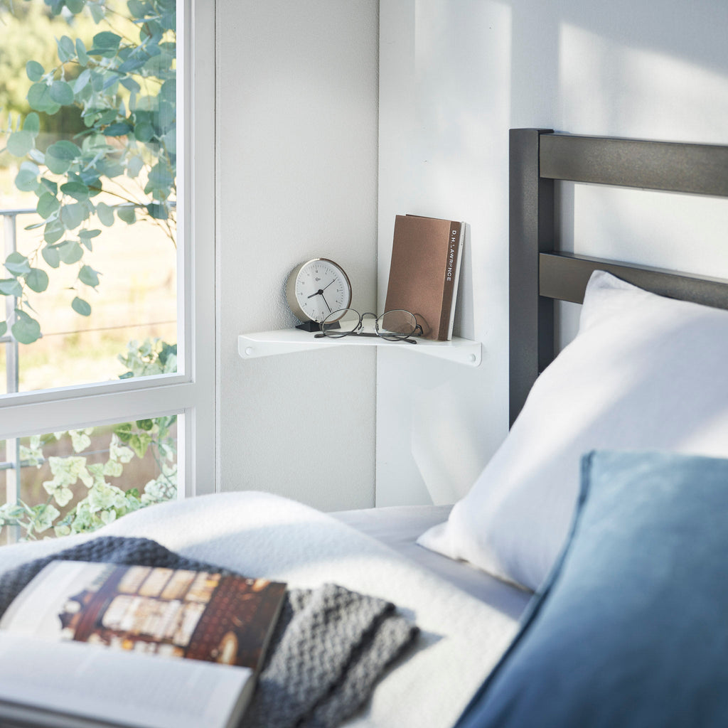 Wall-Mounted Corner Shelf