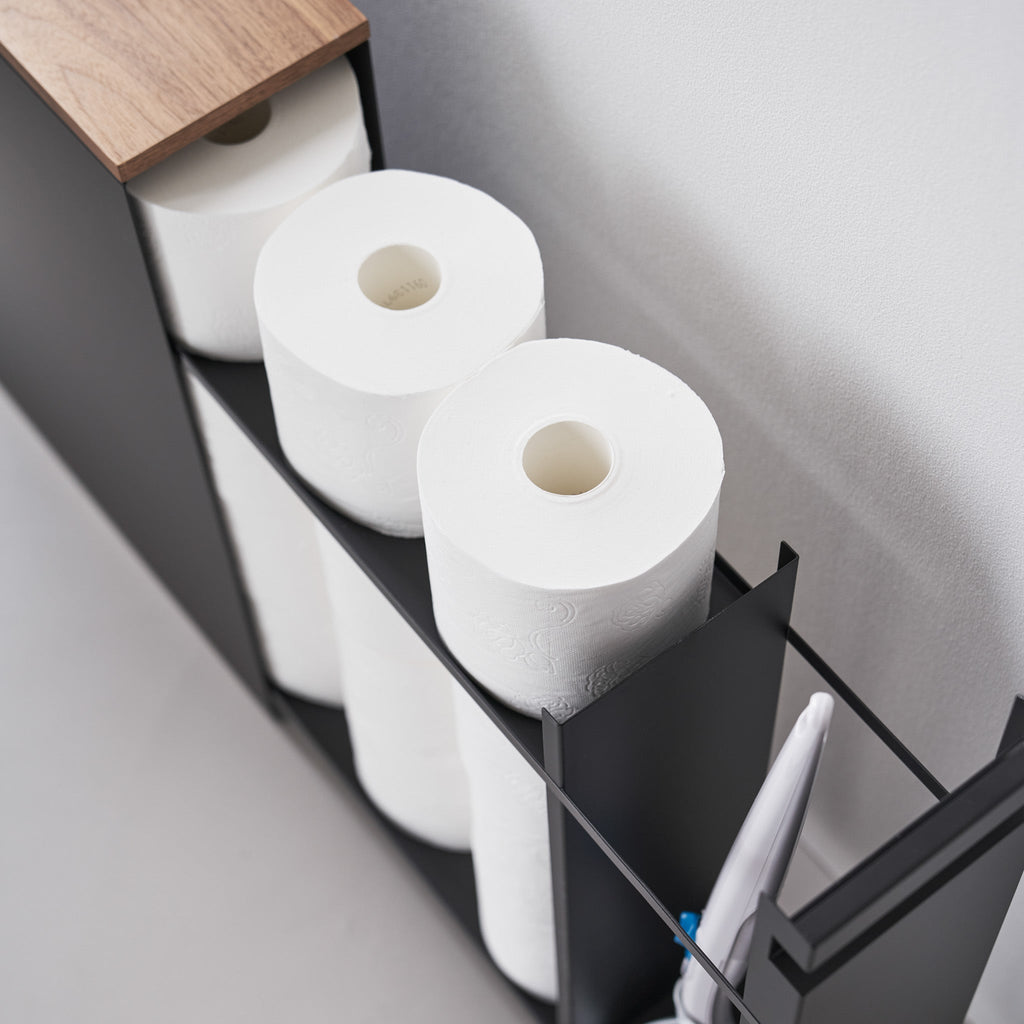 Sliding Wood-Top Storage Rack