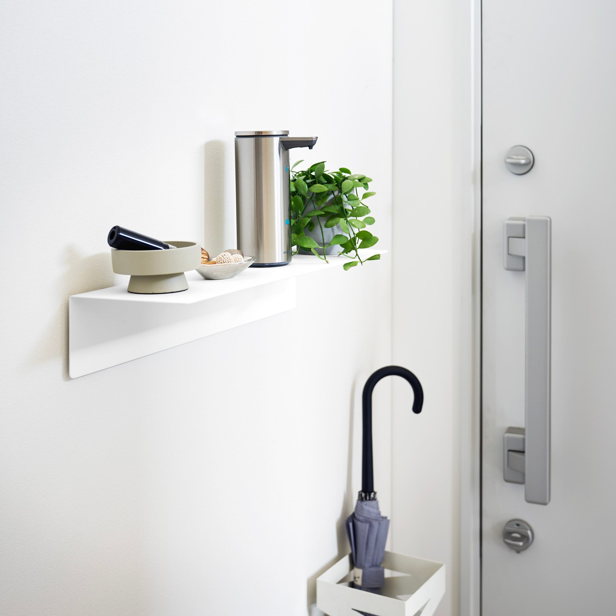 Wall-Mounted Shelf with Magnetic Panel (50 cm)