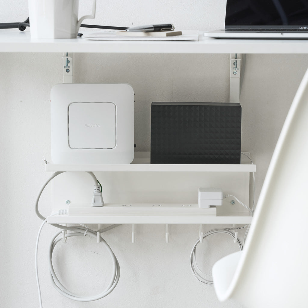 Under-Desk Cable & Router Organizer