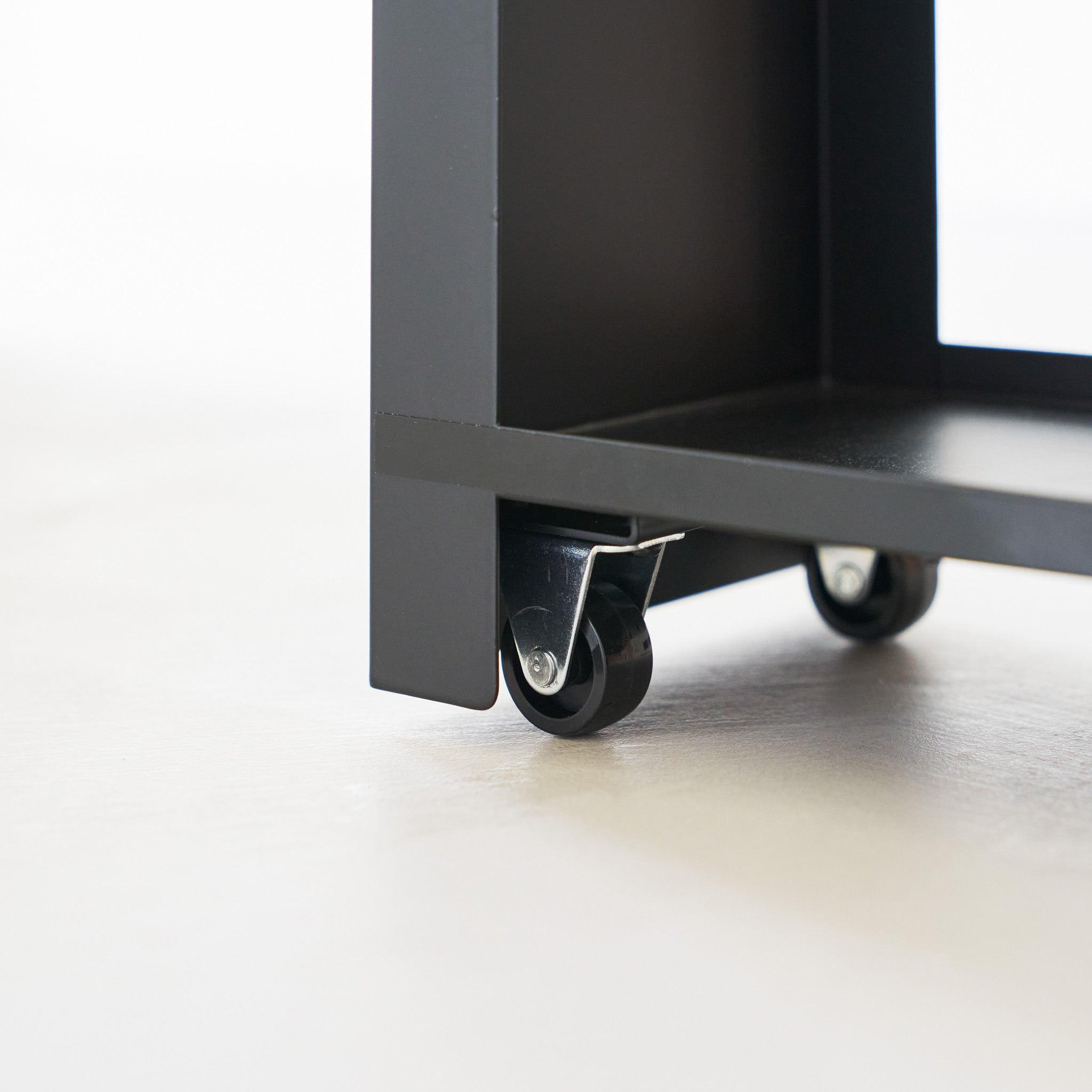 Sliding Wood-Top Storage Rack