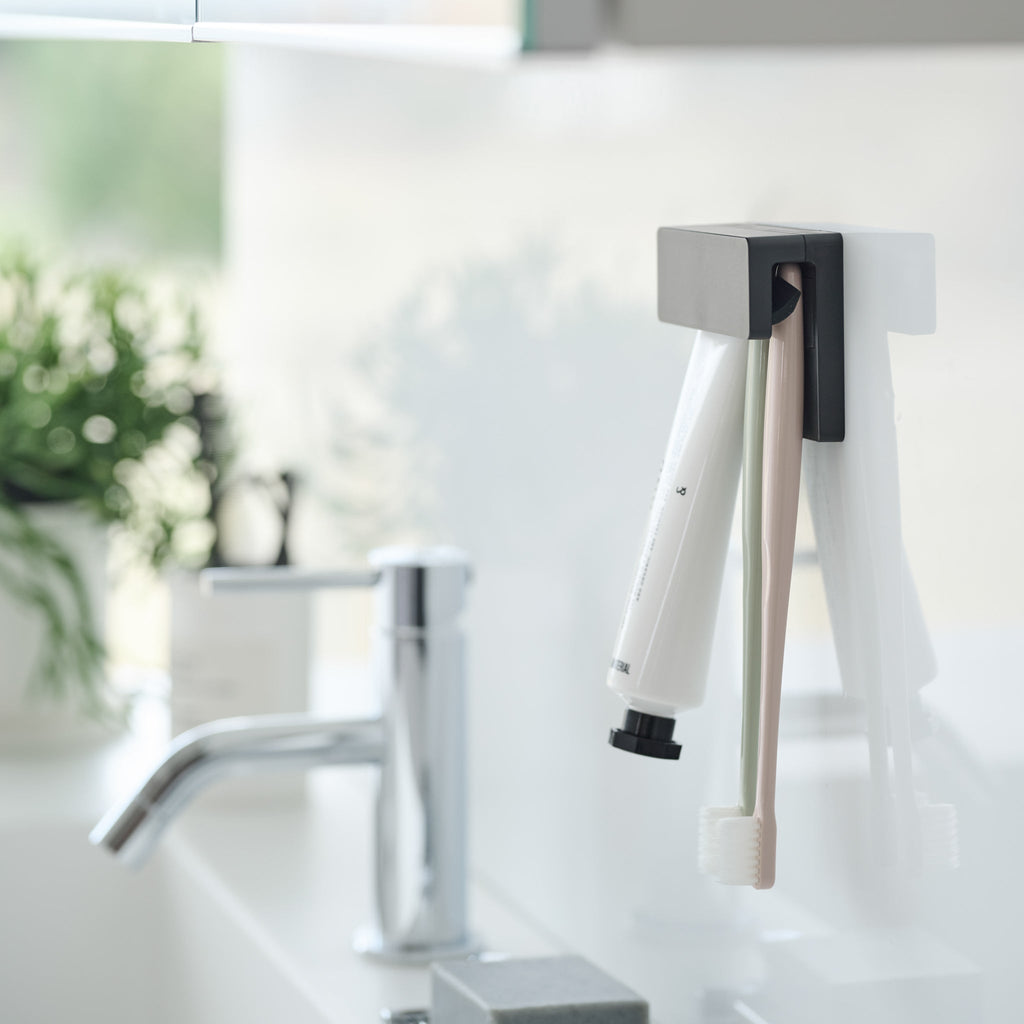 Film Hook Wide Toothbrush & Toothpaste Holder