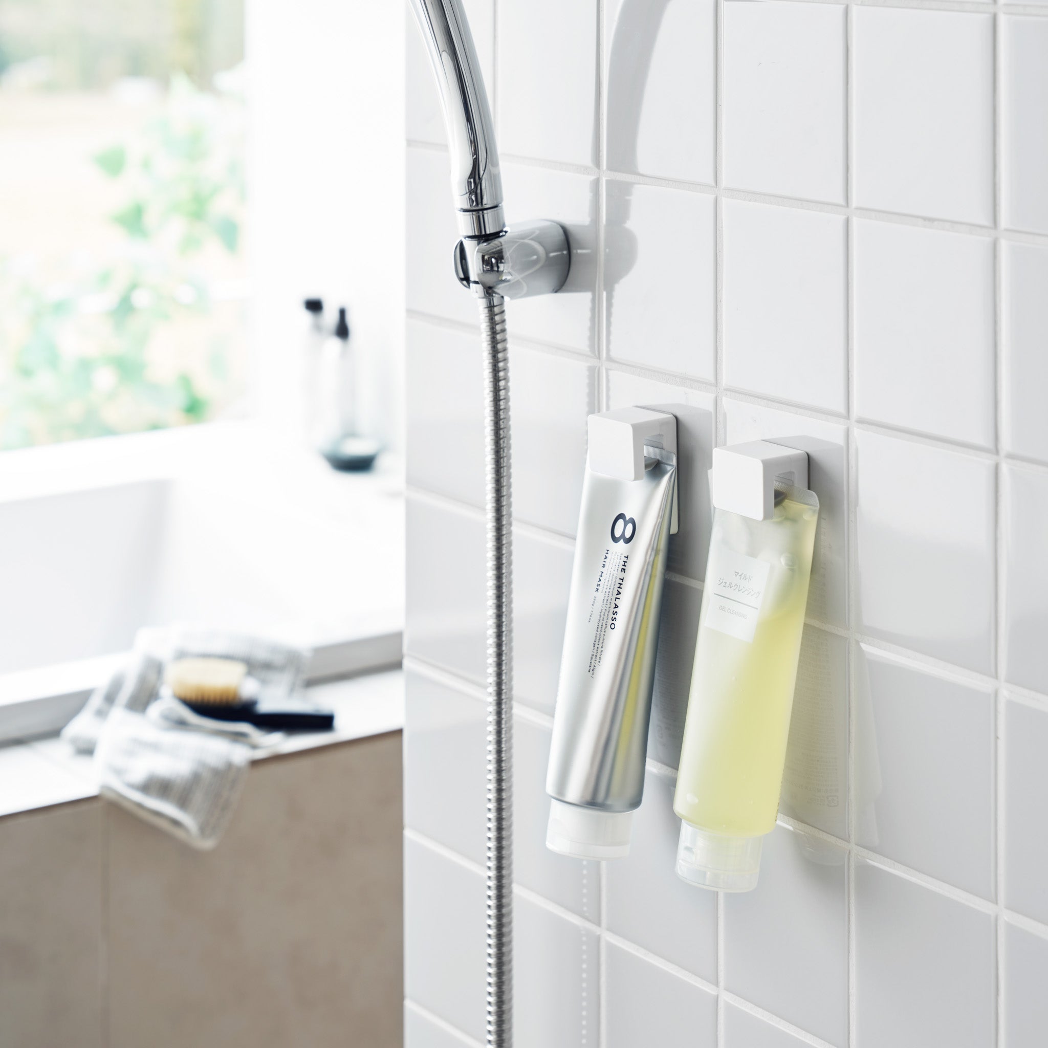 Film Hook Toothbrush & Toothpaste Holder (Set of 2)