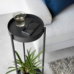 2-Tiered Plant Stand with Casters