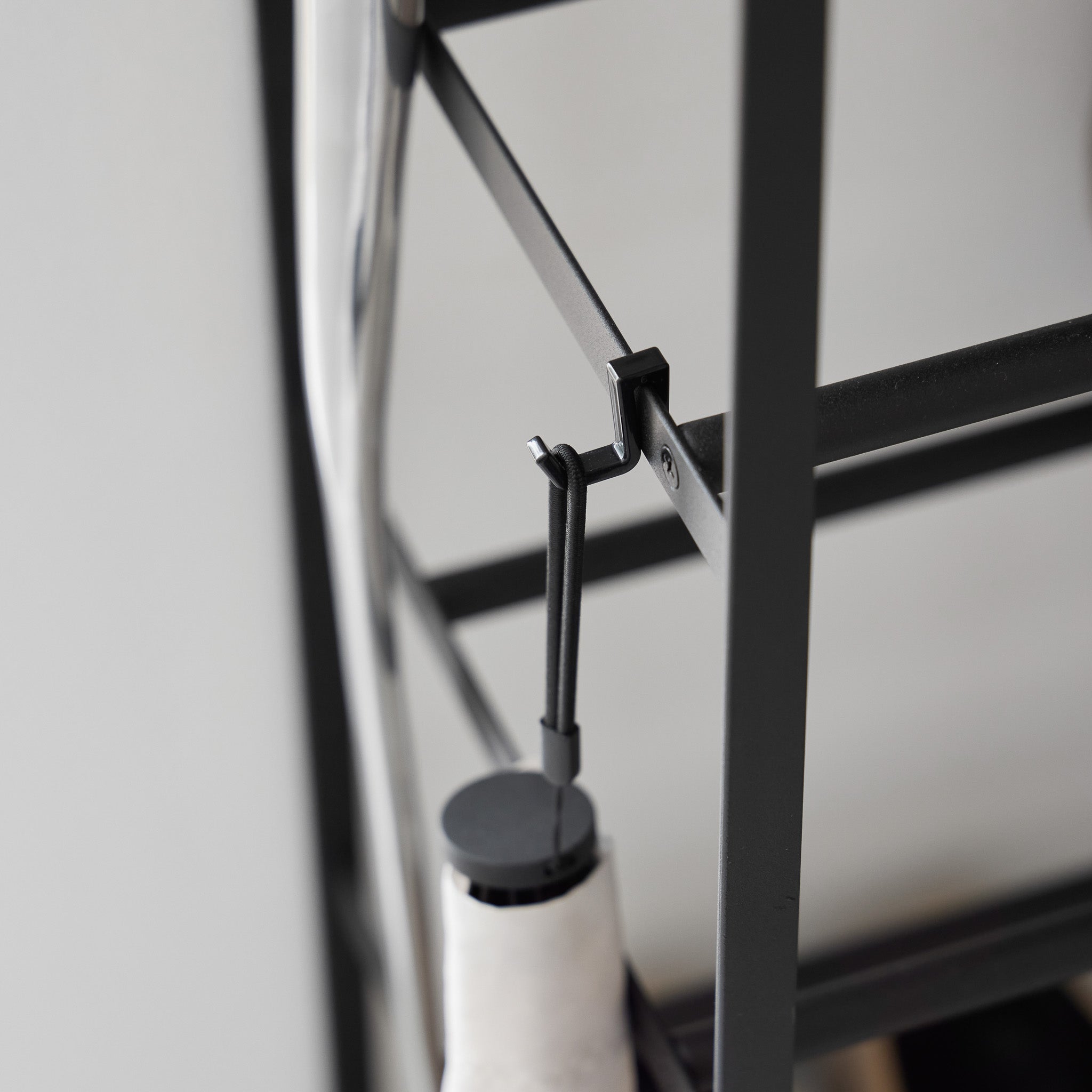 5-Tiered Wood-Top Shoe Rack with Casters