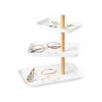 3-Tiered Accessory Stand with Rotatable Trays