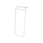 Leaning Coat Rack with Shelf