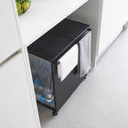 2-Compartment Trash Can with Casters