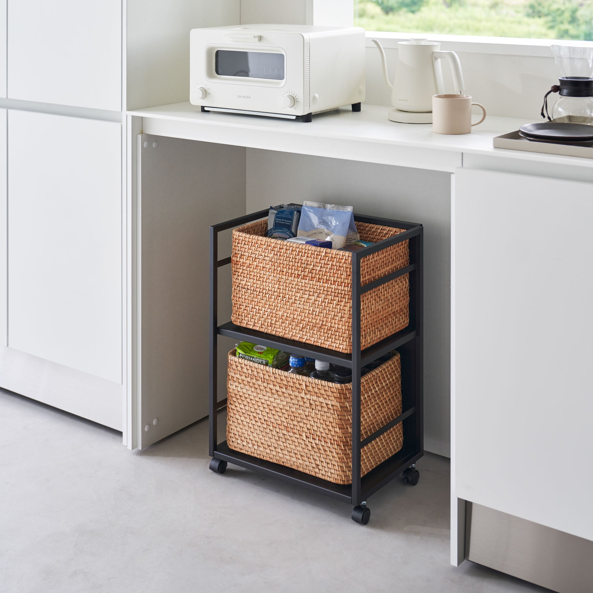 2-Tiered Semi-Closed Storage Wagon