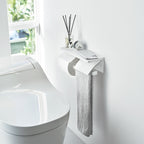 Wall-Mounted Double Toilet Paper Holder